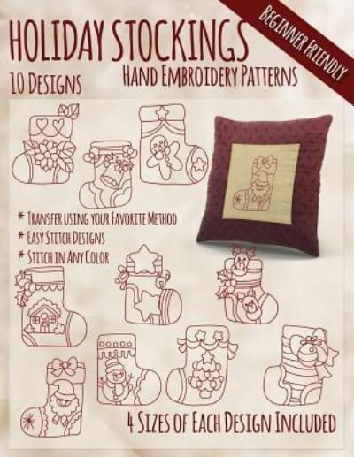 Cover for Stitchx Embroidery · Holiday Stockings Hand Embroidery Patterns (Paperback Bog) (2016)