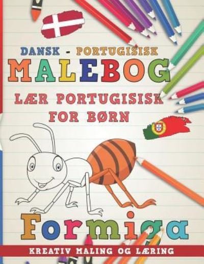Cover for Nerdmediada · Malebog Dansk - Portugisisk I L (Pocketbok) (2018)