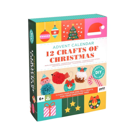 12 Crafts of Christmas Advent Calendar - Petit Collage - Livros - Chronicle Books - 9781797237602 - 12 de agosto de 2025