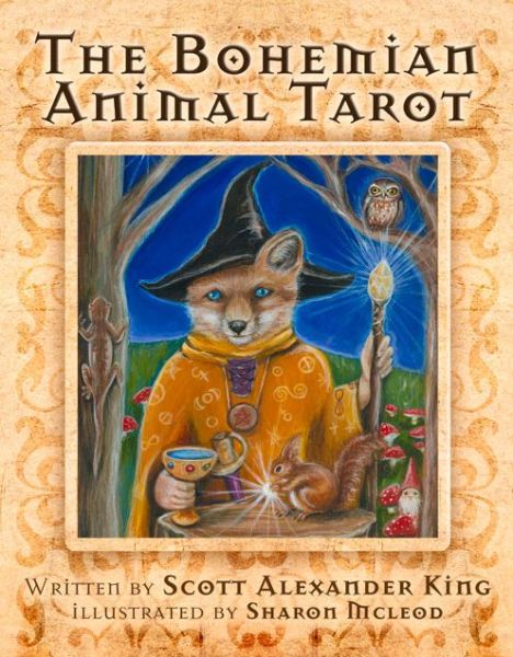 Cover for Scott Alexander King · Bohemian Animal Tarot (Buch) (2019)