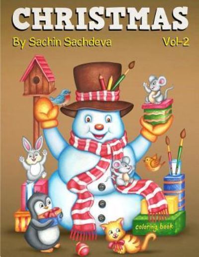 Cover for Sachin Sachdeva · Christmas Coloring Book for Kids (Paperback Book) (2017)