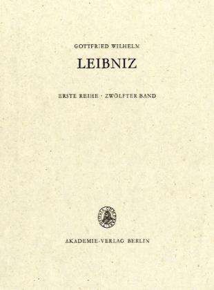 Cover for Gottfried Wilhelm Leibniz · Saemtliche Schriften Und Briefe (Hardcover Book) (1990)