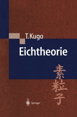 Cover for Taichiro Kugo · Eichtheorie (Paperback Book) [German, Softcover Reprint of the Original 1st Ed. 1997 edition] (2012)