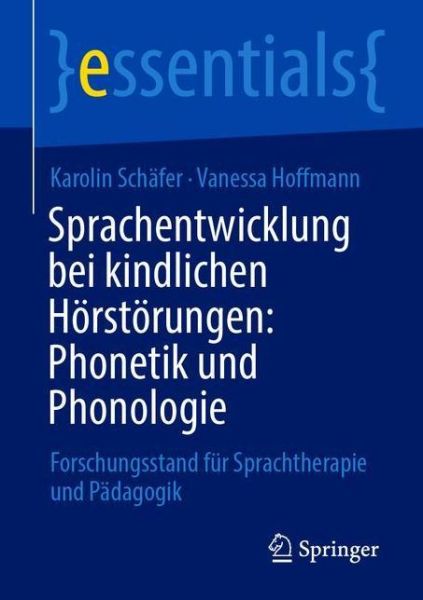 Cover for Schäfer · Sprachentwicklung bei kindliche (Book) (2020)