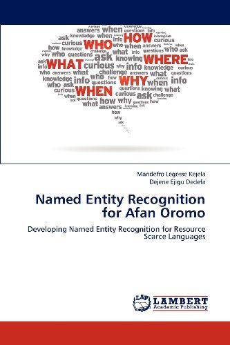 Cover for Dejene Ejigu Dedefa · Named Entity Recognition for Afan Oromo: Developing Named Entity Recognition for Resource Scarce Languages (Paperback Bog) (2012)