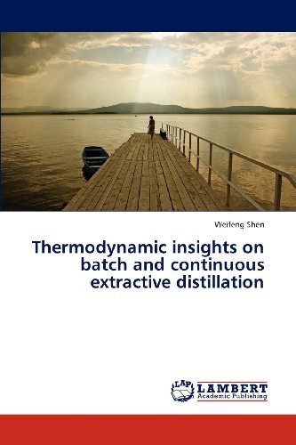 Cover for Weifeng Shen · Thermodynamic Insights on Batch and Continuous Extractive Distillation (Paperback Bog) (2012)