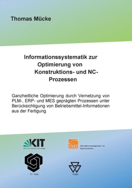 Cover for Mücke · Informationssystematik zur Optimi (Buch) (2017)