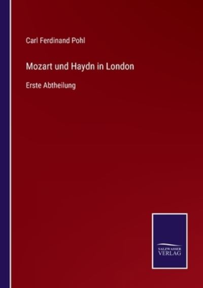 Cover for Carl Ferdinand Pohl · Mozart und Haydn in London (Paperback Book) (2021)