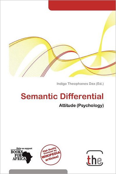 Cover for Indigo Theophanes Dax · Semantic Differential (Book) (2011)