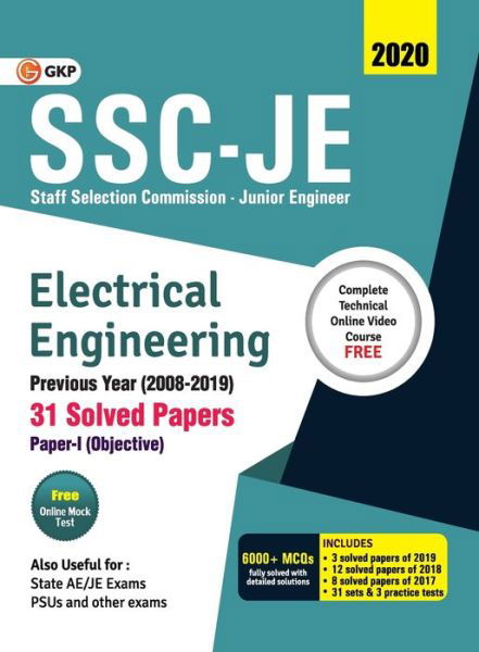 Cover for Gkp · Ssc Je 2020 (Pocketbok) (2019)