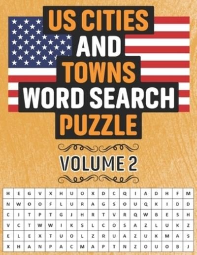 US Cities And Towns Word Search Puzzle - Rhart Uc Press - Bøker - Independently Published - 9798552971602 - 25. oktober 2020