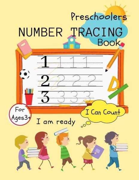 Cover for Mamagangster Creation · Number Tracing Book Preschoolers (Paperback Book) (2020)