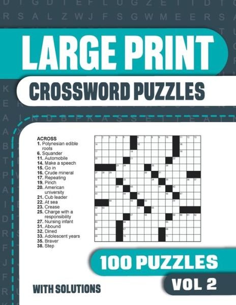 Large Print Crossword Puzzles - Visupuzzle Books - Książki - Independently Published - 9798707964602 - 11 lutego 2021