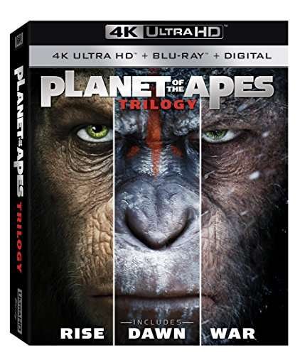 Cover for Planet of the Apes Trilogy (4K UHD Blu-ray) (2017)
