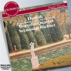 Cover for Dvorak / Borodin Quartet / Richter · Piano Quartets (CD) [Remastered edition] (2006)