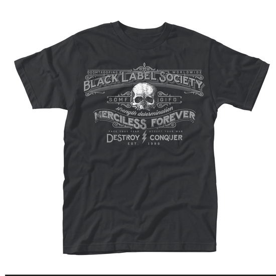 Cover for Black Label Society · Merciless Forever (MERCH) [size L] [Black edition] (2016)