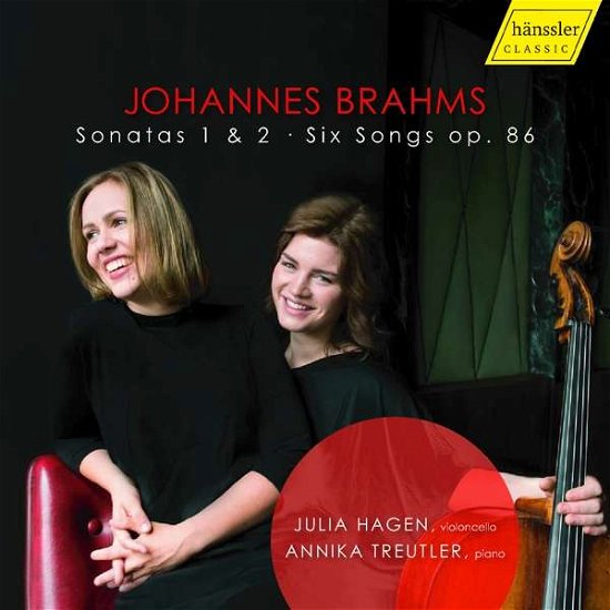 Cover for Hagen / Treutler · Johannes Brahms: Sonatas 1 &amp; 2-Six Songs. Op. 86 (CD) (2019)