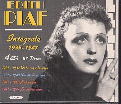 Coffrett 4 Cd - Edith Piaf - Musik - Forlane - 3399244191603 - 25. oktober 2019