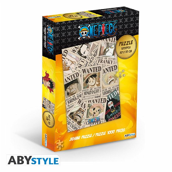 One Piece - Jigsaw Puzzle 1000 Pieces - Wanted - P.Derive - Merchandise - ABYSSE UK - 3665361054603 - 12. juni 2023