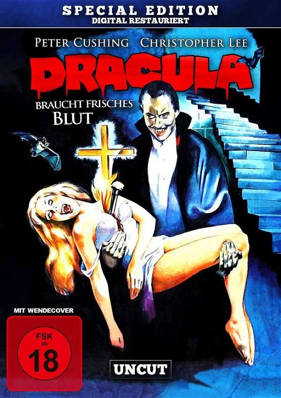 Cover for Lee,christopher / Cushing,peter · Dracula Braucht Frisches Blut - Uncut S.e. (Digita (DVD) (2020)