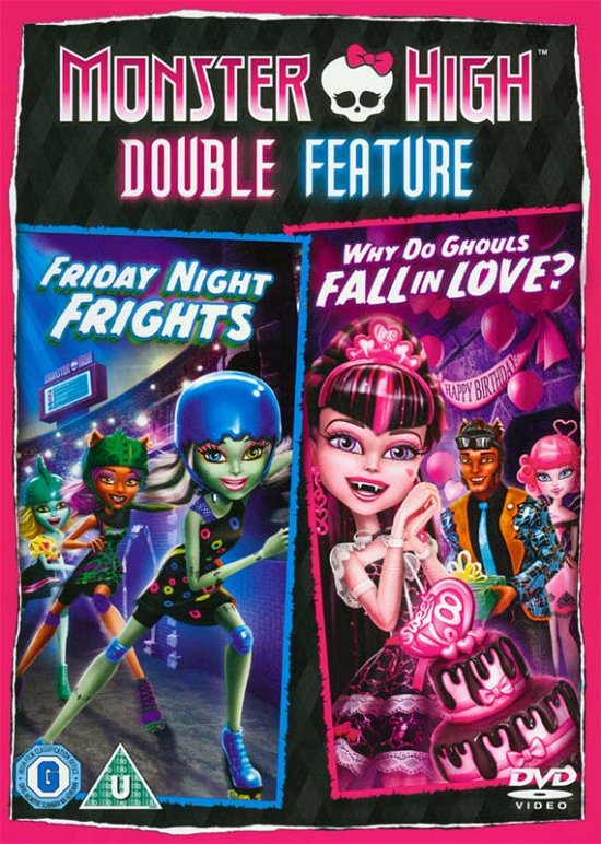Cover for Monster High Double Feature DVD · Monster High - Friday Night Frights / Why Do Ghouls Fall In Love (DVD) (2013)