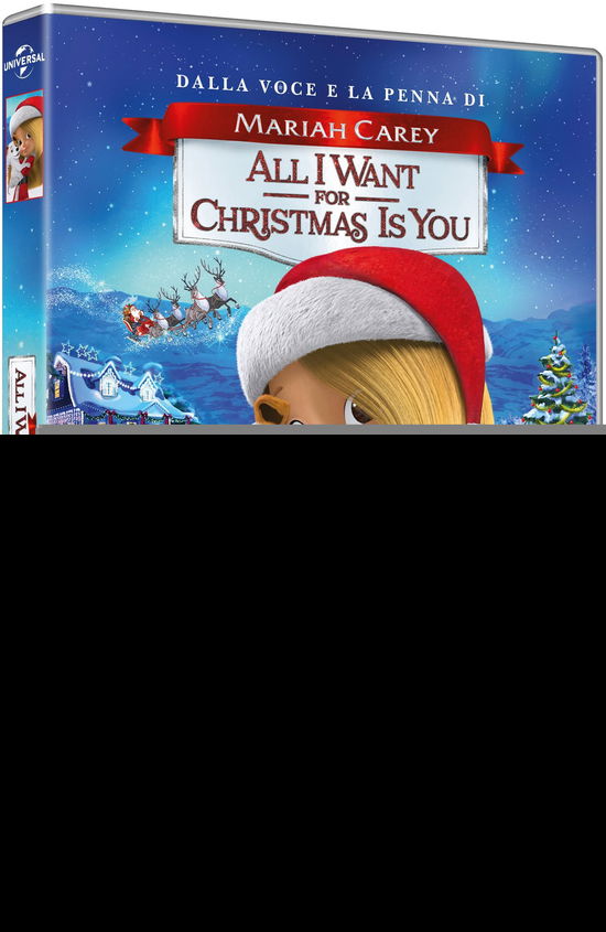 Cover for Cast · Mariah Carey - All Want For For Christmas Is You (DVD) (2021)