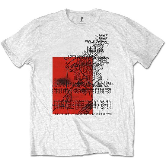 Cover for Billie Eilish · Billie Eilish Unisex T-Shirt: Please You (T-shirt) [size S] [White - Unisex edition] (2020)