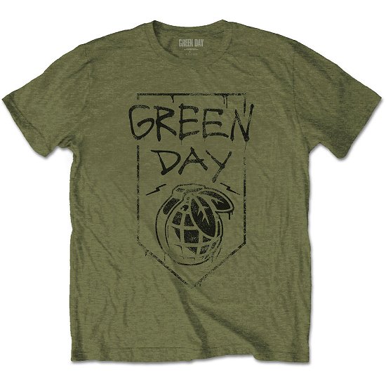 Cover for Green Day · Green Day Unisex T-Shirt: Organic Grenade (T-shirt) [size M] [Green - Unisex edition]