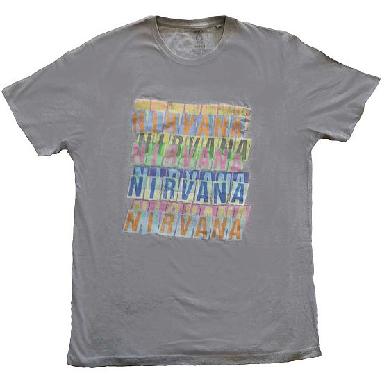 Nirvana Unisex T-Shirt: Repeat - Nirvana - Produtos -  - 5056561032603 - 