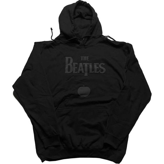 The Beatles Unisex Pullover Hoodie: Drop T Logo & Apple (Hi-Build) - The Beatles - Koopwaar -  - 5056561061603 - 