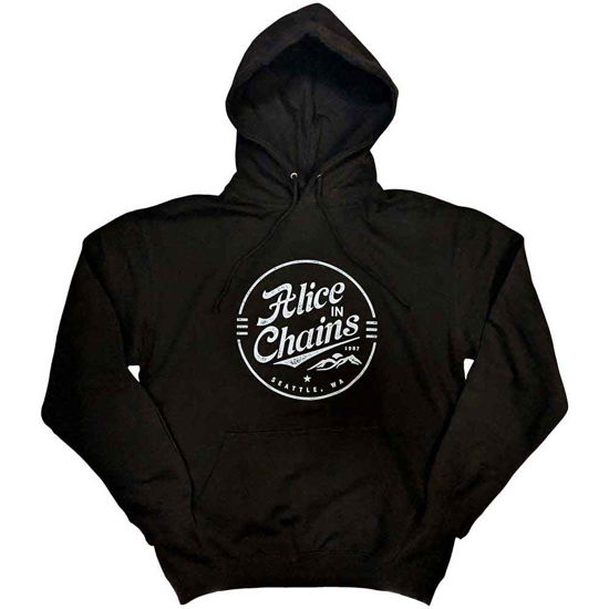 Alice In Chains Unisex Pullover Hoodie: Circle Emblem - Alice In Chains - Marchandise -  - 5056737208603 - 