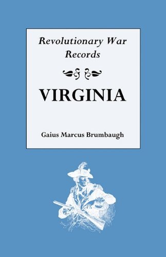 Cover for Gaius M. Brumbaugh · Revolutionary War Records: Virginia Virginia Army and Navy Forces with (Pocketbok) (2000)