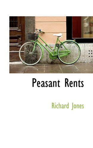 Cover for Richard Jones · Peasant Rents (Paperback Book) (2009)