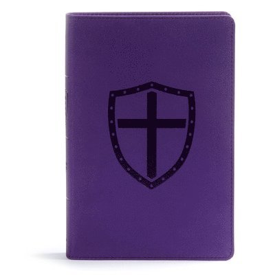 Cover for CSB Bibles by Holman · CSB Defend Your Faith Bible, Plum LeatherTouch : The Apologetics Bible for Kids (Imitation Leather Bo) (2019)