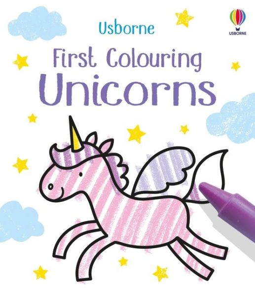 First Colouring Unicorns - First Colouring - Matthew Oldham - Boeken - Usborne Publishing Ltd - 9781474995603 - 5 augustus 2021