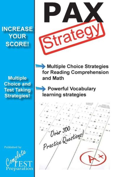 Cover for Complete Test Preparation Team · Pax Strategy: Winning Multiple Choice Strategies for the Nln Pax-rn Pax-pn Exam (Paperback Book) (2012)