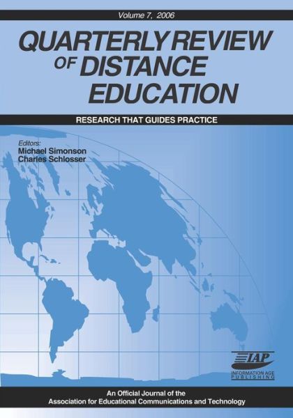 Cover for Mike Simonson · Quarterly Reveiw of Distance Education Volume 7 Book (Paperback Book) (2007)