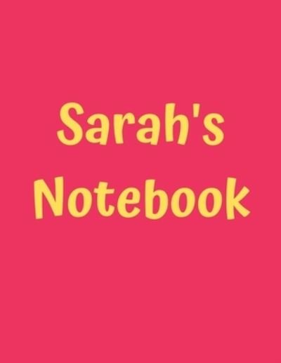 Cover for 99 Notes · Sarah's Notebook (Pocketbok) (2019)