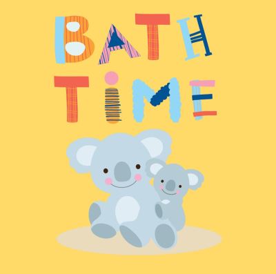 Cover for New Holland Publishers · Bath time: Bath book (Board book) (2022)