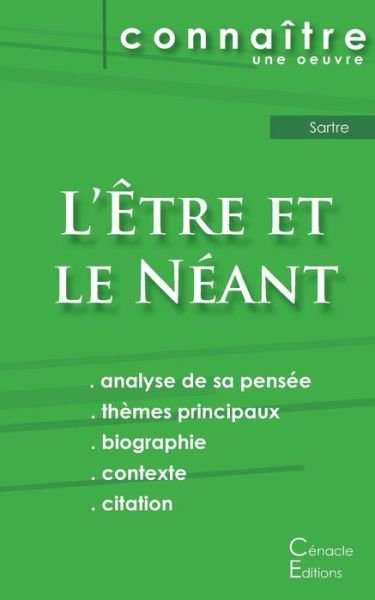 Cover for Jean-Paul Sartre · Fiche de lecture L'Etre et le Neant de Jean-Paul Sartre (Analyse philosophique de reference et resume complet) (Taschenbuch) (2024)