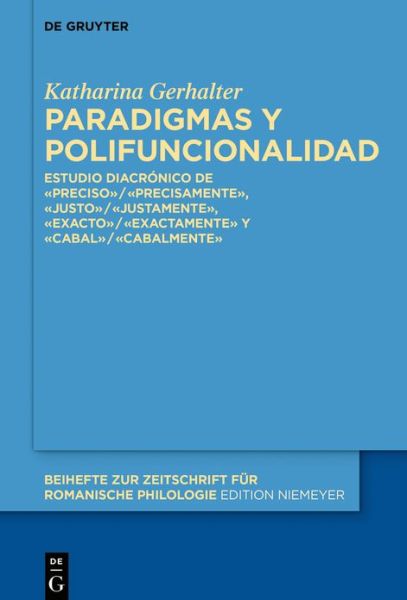 Cover for Gerhalter · Paradigmas y polifuncionalida (Bok) (2020)