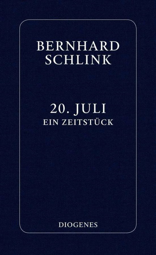 Cover for Schlink · 20. Juli (Buch)