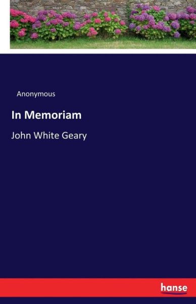In Memoriam - Anonymous - Livros - - 9783337092603 - 16 de maio de 2017