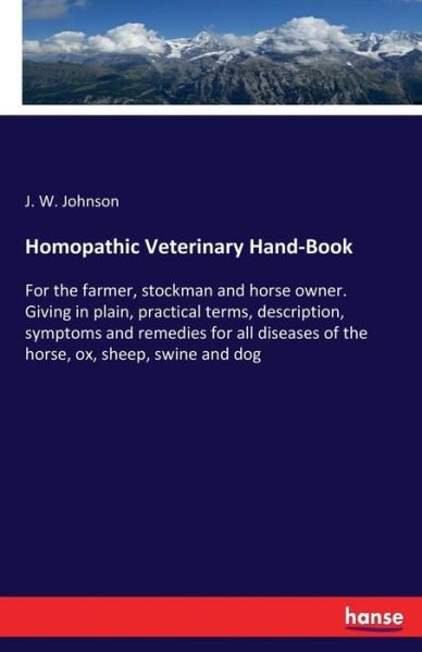 Cover for Johnson · Homopathic Veterinary Hand-Book (Bok) (2017)