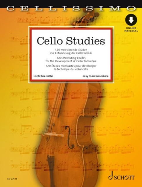 Cover for Cello Studies: 120 Motivating Etudes for the Development of Cello Technique. cello. (Sheet music) (2024)