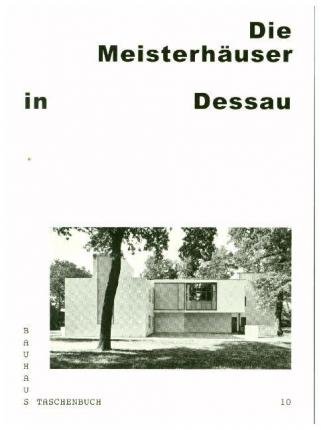 Cover for Thöner · Die Meisterhäuser in Dessau (Book)