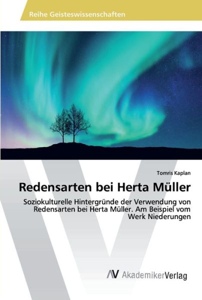 Cover for Kaplan · Redensarten bei Herta Müller (Book) (2019)