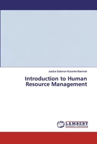 Introduction to Human - Korantwi-Barimah - Books -  - 9786202531603 - April 29, 2020