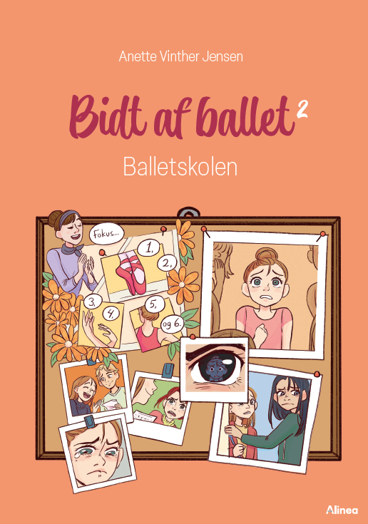 Cover for Anette Vinther Jensen · Bidt af ballet: Bidt af ballet 2 - Balletskolen, Rød Læseklub (Bound Book) [1st edition] (2023)