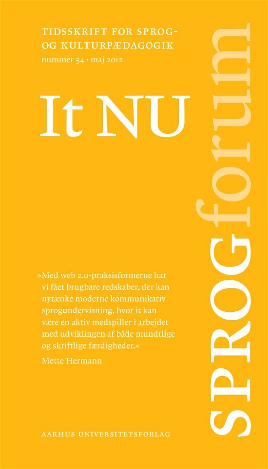 It NU -  - Bøger - Aarhus Universitetsforlag - 9788771240603 - 5. november 2012